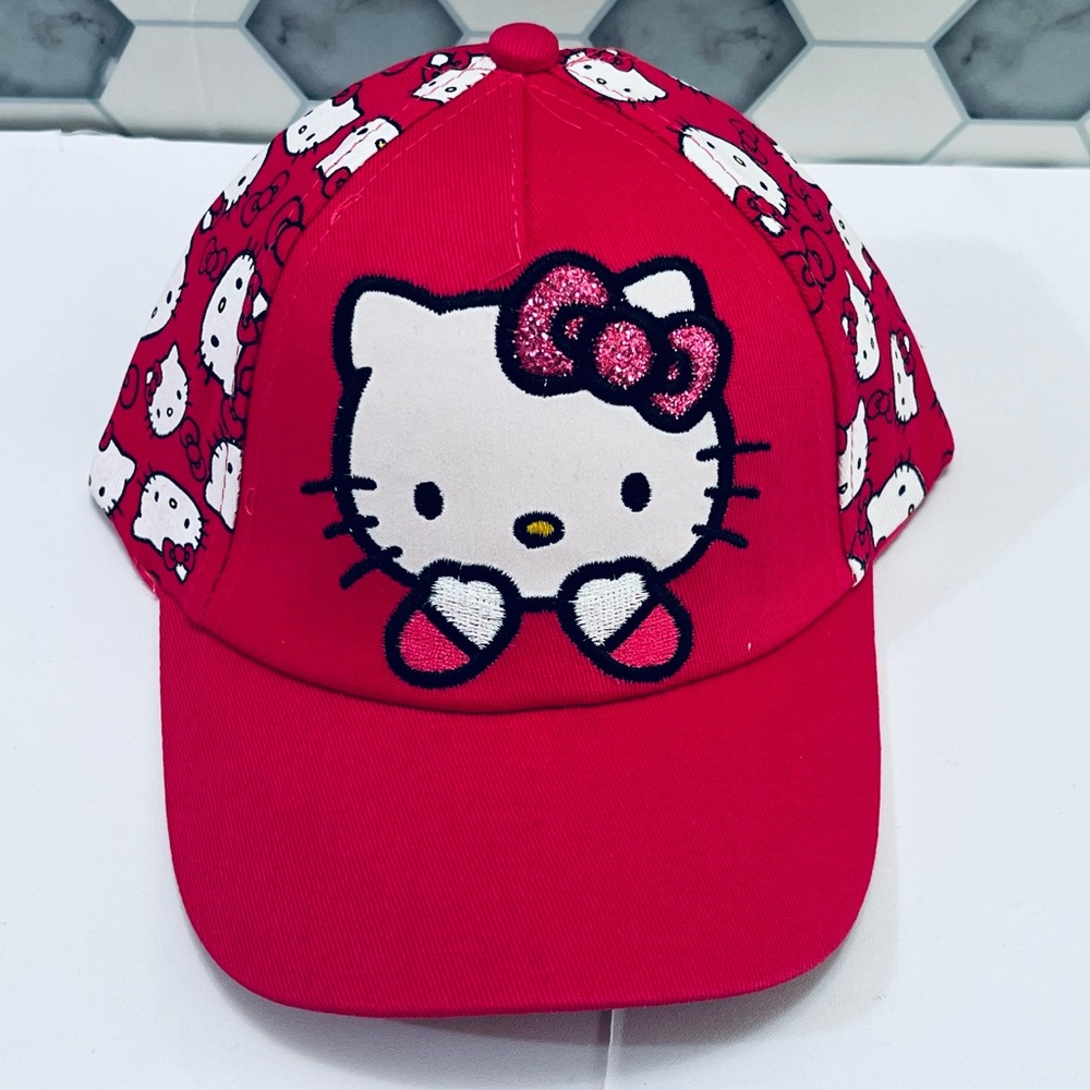 Hot Pink Hello Kitty Girls Cap